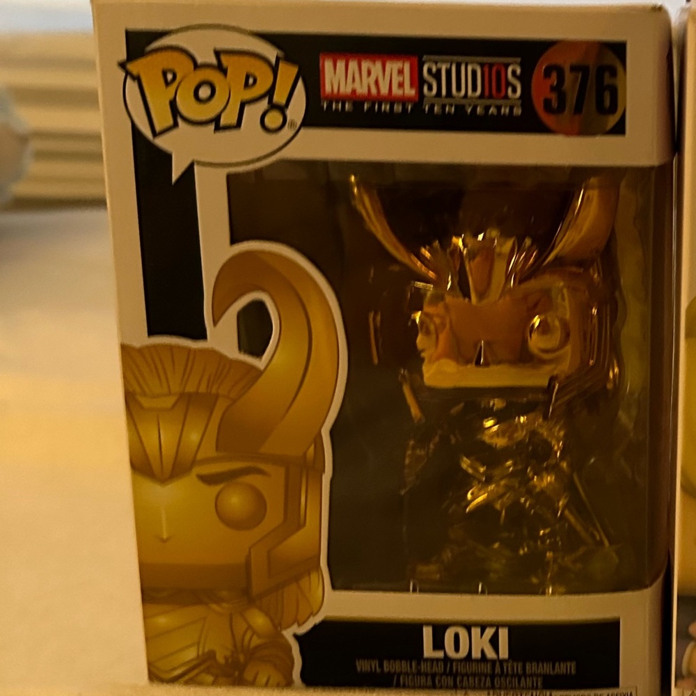 NWOT Gold Loki Funko Pop